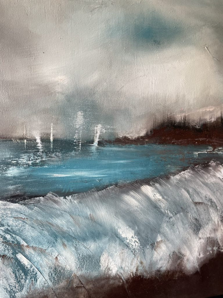 Into the waves