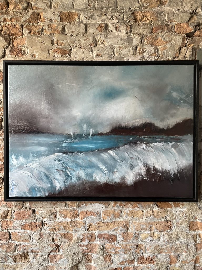 Into the waves